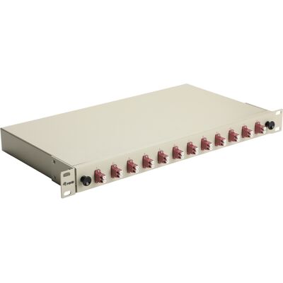 Baie de brassage fibre optique Equip 337205 1U 19" connecteurs LC OM4 gris 485x43.5x240mm montage rack - Publicité Baie de brassage fibre optique Equip 337205 1U 19" connecteurs LC OM4 gris 485x43.5x240mm montage rack - Publicité