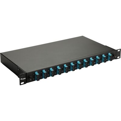 Baie de brassage fibre optique Equip 337302 1U 19" connecteurs SC OM3 montage rack noir 485x43.5x240mm - Publicité Baie de brassage fibre optique Equip 337302 1U 19" connecteurs SC OM3 montage rack noir 485x43.5x240mm - Publicité