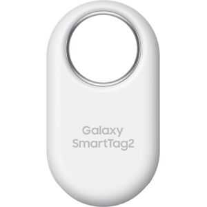 Samsung Galaxy SmartTag2 Blanc - Tracker Bluetooth 5.3, NFC, IP67, Autonomie 500j/700j (Éco), Pile CR2032, Portée 120m, 28.8x52.4x8mm, 13.75g