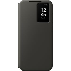 Samsung EF-ZS721CBEGWW Étui Smart View Noir avec Porte-Carte pour Galaxy S24 FE (6.7"), Fenêtre Interactive, 1 Compartiment Carte, 83x14.4x166mm, 66g