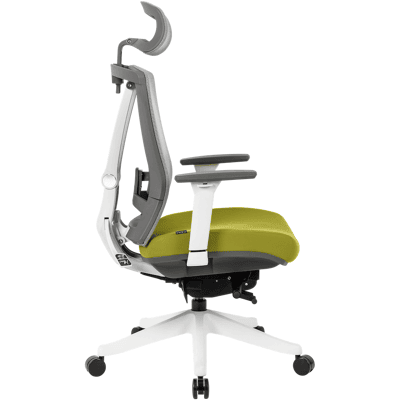 Chaise ergonomique professionnelle REKT OFFICE-R vert et blanc Vert, Blanc - Publicité Chaise ergonomique professionnelle REKT OFFICE-R vert et blanc Vert, Blanc - Publicité
