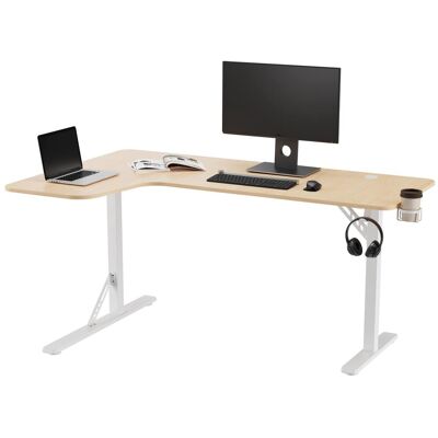 REKT Bureau Gamer d’angle R-DESK 160 L Wood Version Gauche Bois - Publicité REKT Bureau Gamer d’angle R-DESK 160 L Wood Version Gauche Bois - Publicité