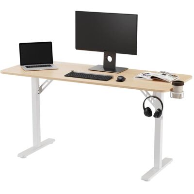Bureau erable 150 cm REKT R-DESK 150 wood (L150 x P60 x H75 cm) Bois - Publicité Bureau erable 150 cm REKT R-DESK 150 wood (L150 x P60 x H75 cm) Bois - Publicité