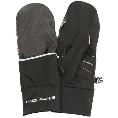 Endurance Silverton Run Mittens T. S Noir Unisexe - Publicité Endurance Silverton Run Mittens T. S Noir Unisexe - Publicité