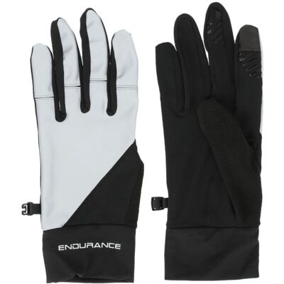 Endurance Mingus Run Gloves T. S Noir Unisexe - Publicité Endurance Mingus Run Gloves T. S Noir Unisexe - Publicité