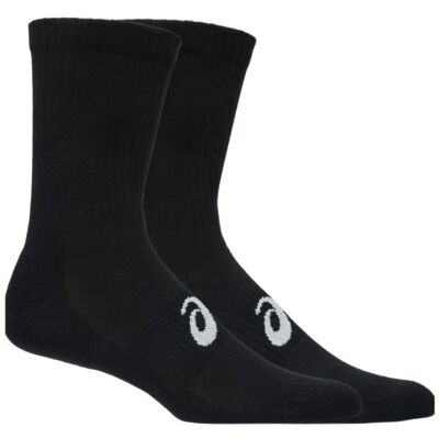 Asics Crew Sock 3-Pack T. 43-46 III Noir Unisexe - Publicité Asics Crew Sock 3-Pack T. 43-46 III Noir Unisexe - Publicité