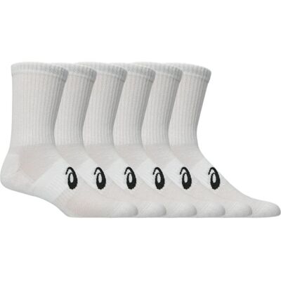 Asics Crew Socks 6-Pack T. 46-49 IV Blanc Unisexe - Publicité Asics Crew Socks 6-Pack T. 46-49 IV Blanc Unisexe - Publicité