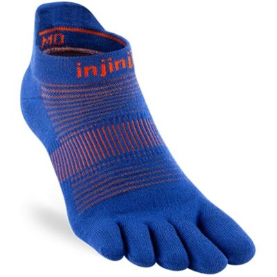 Chaussettes Injinji Run Light Weight No-Show XL 47½+ Bleu pour un confort optimal et une excellente respirabilité en course - Publicité Chaussettes Injinji Run Light Weight No-Show XL 47½+ Bleu pour un confort optimal et une excellente respirabilité en course - Publicité