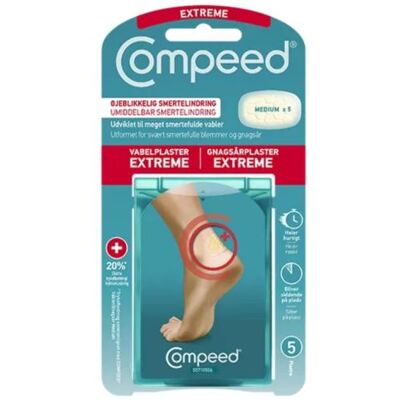 Compeed Pansements pour ampoules Hydrocolloïde 5 pcs - Traitement des ampoules - Publicité Compeed Pansements pour ampoules Hydrocolloïde 5 pcs - Traitement des ampoules - Publicité