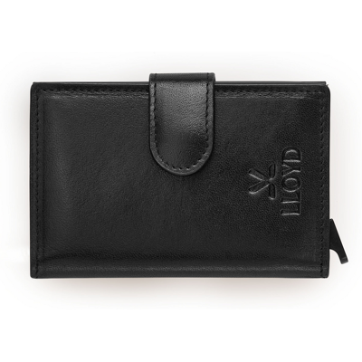 LLOYD Unisex PORTE-CARTES Noir in - Cuir lisse - Publicité LLOYD Unisex PORTE-CARTES Noir in - Cuir lisse - Publicité