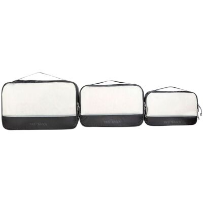 Tatonka Ensemble de Sacs en Maille III, sac de rangement, noir, 3 pcs. Publicité Tatonka Ensemble de Sacs en Maille III, sac de rangement, noir, 3 pcs. Publicité