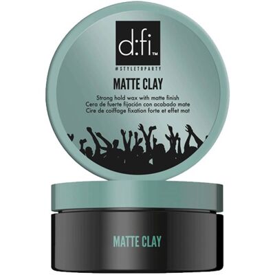 d:fi Matte Clay - Forte Tenue - Fini Mat - Argile Capillaire - Publicité d:fi Matte Clay - Forte Tenue - Fini Mat - Argile Capillaire - Publicité