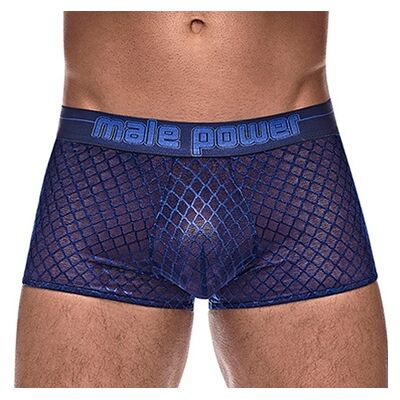 male power Boxer DIAMOND MESH Bleu S - Publicité male power Boxer DIAMOND MESH Bleu S - Publicité