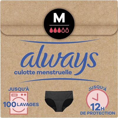 Always Culotte Menstruelle Flux Moyen - Culotte Menstruelle - Publicité Always Culotte Menstruelle Flux Moyen - Culotte Menstruelle - Publicité