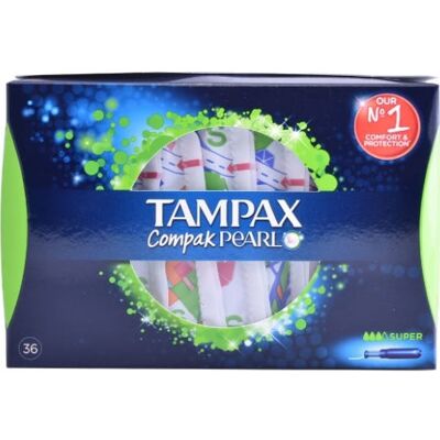 Tampax Pearl Super Tampon Super Tampon 24 Unités - Publicité Tampax Pearl Super Tampon Super Tampon 24 Unités - Publicité