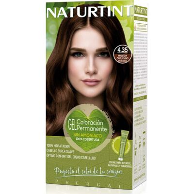 Coloration Naturetint 4.35 Marron Capuccino Intense Sans Ammoniaque - Cheveux - Publicité Coloration Naturetint 4.35 Marron Capuccino Intense Sans Ammoniaque - Cheveux - Publicité
