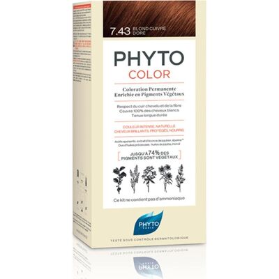 Phyto Paris Phytocolor Blond Doré Cuivré - Coloration Capillaire - Publicité Phyto Paris Phytocolor Blond Doré Cuivré - Coloration Capillaire - Publicité