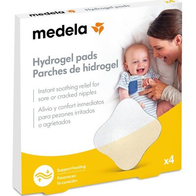 Tampons Hydrogel Medela 4 unités - Protections pour seins - Publicité Tampons Hydrogel Medela 4 unités - Protections pour seins - Publicité