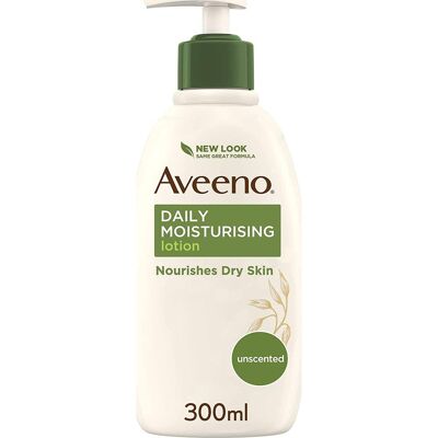 Johnson's Aveeno Daily Moisturising Crème Corporelle Hydratante 300ml - Publicité Johnson's Aveeno Daily Moisturising Crème Corporelle Hydratante 300ml - Publicité