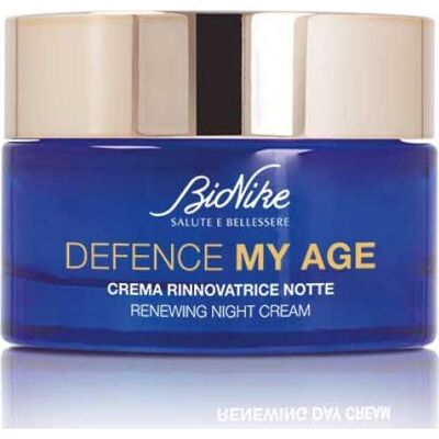 Bionike Defence My Age Crème de Nuit - Crème pour plus de 50 ans - Publicité Bionike Defence My Age Crème de Nuit - Crème pour plus de 50 ans - Publicité