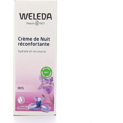 Crème de Nuit Iris de Weleda - Hydratante & Équilibrante - 30ml - Publicité Crème de Nuit Iris de Weleda - Hydratante & Équilibrante - 30ml - Publicité