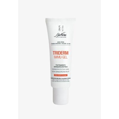 Bionike Triderm Immu-Gel - Gel de traitement cutané pour peau sensible - Publicité Bionike Triderm Immu-Gel - Gel de traitement cutané pour peau sensible - Publicité