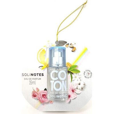 Solinotes Eau de Parfum Fleur de Coton 15ml - Publicité Solinotes Eau de Parfum Fleur de Coton 15ml - Publicité
