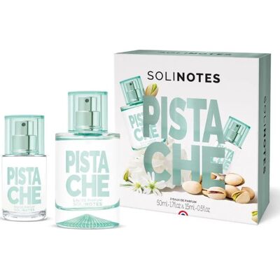 Solinotes Fleur d Pistache Set Eau Parfum 50ml + Eau Parfum 15ml - Publicité Solinotes Fleur d Pistache Set Eau Parfum 50ml + Eau Parfum 15ml - Publicité