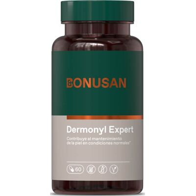 Bonusan Dermonyl 60 capsules - Soutien peau, cheveux, ongles - Publicité Bonusan Dermonyl 60 capsules - Soutien peau, cheveux, ongles - Publicité