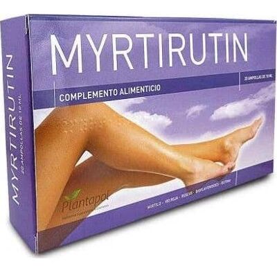 Plantapol Mirtirutin - Soutien Circulation - 20 Ampoules - Publicité Plantapol Mirtirutin - Soutien Circulation - 20 Ampoules - Publicité