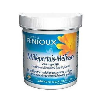 Fenioux Millepertuis Mélisse 240mg - Complément alimentaire - Publicité Fenioux Millepertuis Mélisse 240mg - Complément alimentaire - Publicité