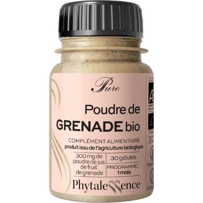 Phytalessence Grenade Bio 30 Gélules - Publicité Phytalessence Grenade Bio 30 Gélules - Publicité