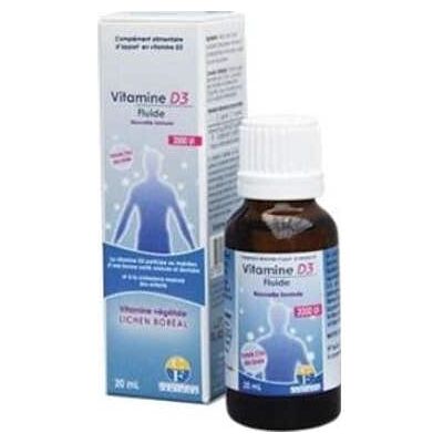 Fenioux Vitamine D3 Fluide 20ml - Complément alimentaire - Publicité Fenioux Vitamine D3 Fluide 20ml - Complément alimentaire - Publicité