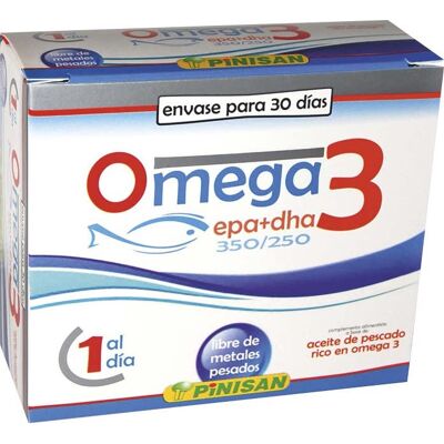 Pinisan Omega 3 30 Perles - Complément Alimentaire - Publicité Pinisan Omega 3 30 Perles - Complément Alimentaire - Publicité