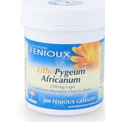 Fenioux LithoPygeum Africanum - Complément Alimentaire - 200 Capsules - Publicité Fenioux LithoPygeum Africanum - Complément Alimentaire - 200 Capsules - Publicité