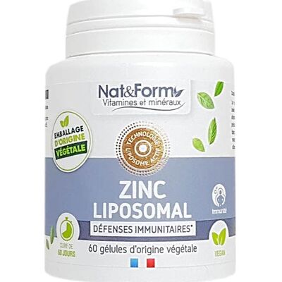 Capsules de Zinc Liposomal Nat & Form - Compléments alimentaires - Publicité Capsules de Zinc Liposomal Nat & Form - Compléments alimentaires - Publicité
