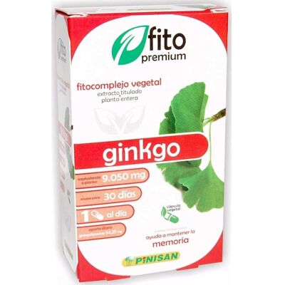 Pinisan Ginkgo Biloba 30 capsules - Complément alimentaire - Publicité Pinisan Ginkgo Biloba 30 capsules - Complément alimentaire - Publicité