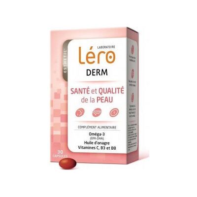 Léro Derm Capsules Anti-Âge - Complément Alimentaire - Publicité Léro Derm Capsules Anti-Âge - Complément Alimentaire - Publicité