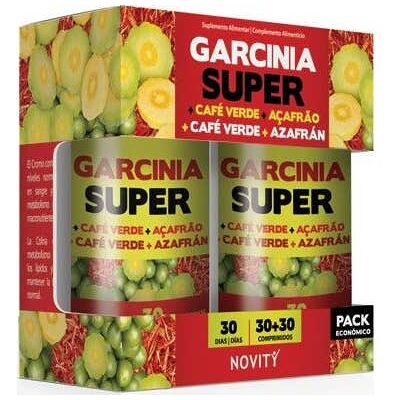 Garcinia Super + Café Verde + Azafrán Super 30+30 Comprimés - Complément alimentaire - Publicité Garcinia Super + Café Verde + Azafrán Super 30+30 Comprimés - Complément alimentaire - Publicité