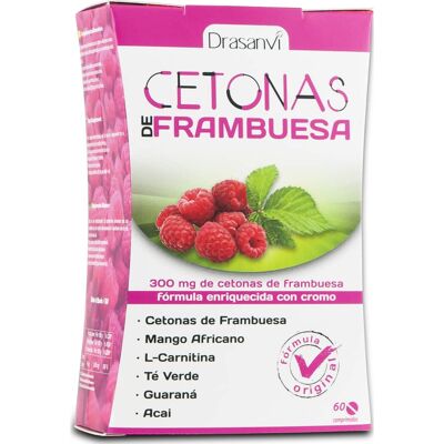 Drasanvi Cétones de Framboise - 60 Comprimés - Publicité Drasanvi Cétones de Framboise - 60 Comprimés - Publicité