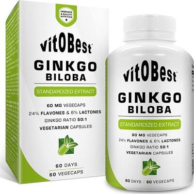 VitoBest Ginkgo Biloba 60caps - Publicité VitoBest Ginkgo Biloba 60caps - Publicité