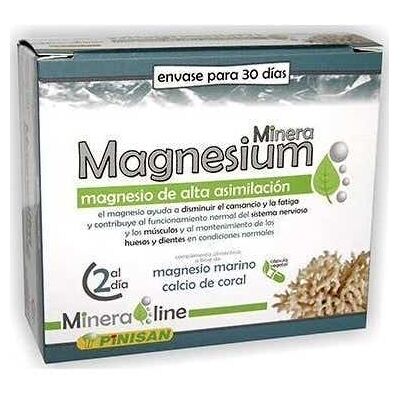 Pinisan Mineraline Magnesium - Magnésium, Calcium, Capsules Végétales - Publicité Pinisan Mineraline Magnesium - Magnésium, Calcium, Capsules Végétales - Publicité