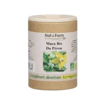 Nat&Form Eco Maca Du Pérou Bio 90 Gélules - Publicité Nat&Form Eco Maca Du Pérou Bio 90 Gélules - Publicité