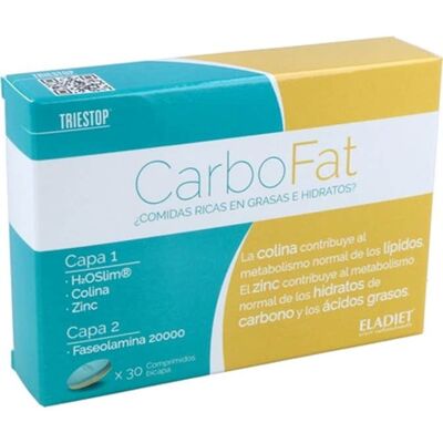 Eladiet Triestop Carbofat - Complément alimentaire pour la gestion du poids - Publicité Eladiet Triestop Carbofat - Complément alimentaire pour la gestion du poids - Publicité