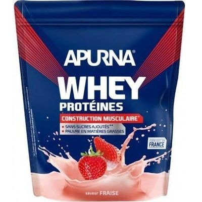 Protéines de Lait de Cheval Apurna Fraise 750g - Protéines de Lactosérum - Publicité Protéines de Lait de Cheval Apurna Fraise 750g - Protéines de Lactosérum - Publicité