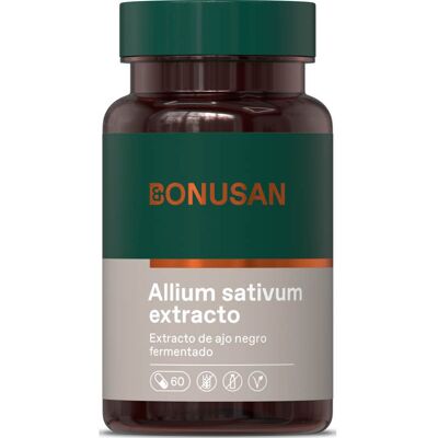 Bonusan Ail Noir Fermenté - 60 Capsules - Publicité Bonusan Ail Noir Fermenté - 60 Capsules - Publicité