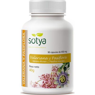 Sotya Modèle - Valériane et Passiflore - 450mg - 90 Capsules - Publicité Sotya Modèle - Valériane et Passiflore - 450mg - 90 Capsules - Publicité