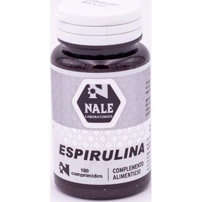 Nale Spiruline - 180 Comprimés de 400mg - Complément alimentaire - Publicité Nale Spiruline - 180 Comprimés de 400mg - Complément alimentaire - Publicité
