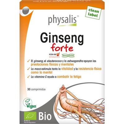 Physalis Ginseng Forte - Énergie & Vitalité - Publicité Physalis Ginseng Forte - Énergie & Vitalité - Publicité