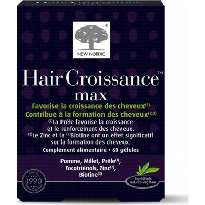 New Nordic Hair Croissance Max - Complément alimentaire cheveux - Publicité New Nordic Hair Croissance Max - Complément alimentaire cheveux - Publicité